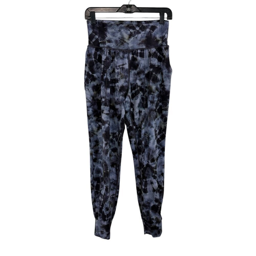 Athleta Tie Dye Salutation Printed Jogger Pants with Pockets Women's Size Small